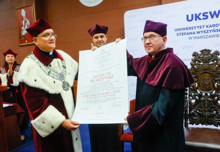 Skarżyński doktorem honoris causa UKSW