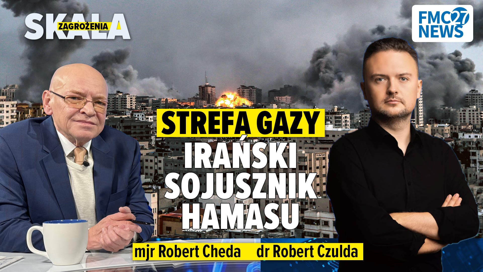 Dwóch ekspertów prowadzi rozmowę na temat organizacji Hamas