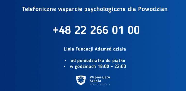 Wsparcie psychologiczne dla powodzian