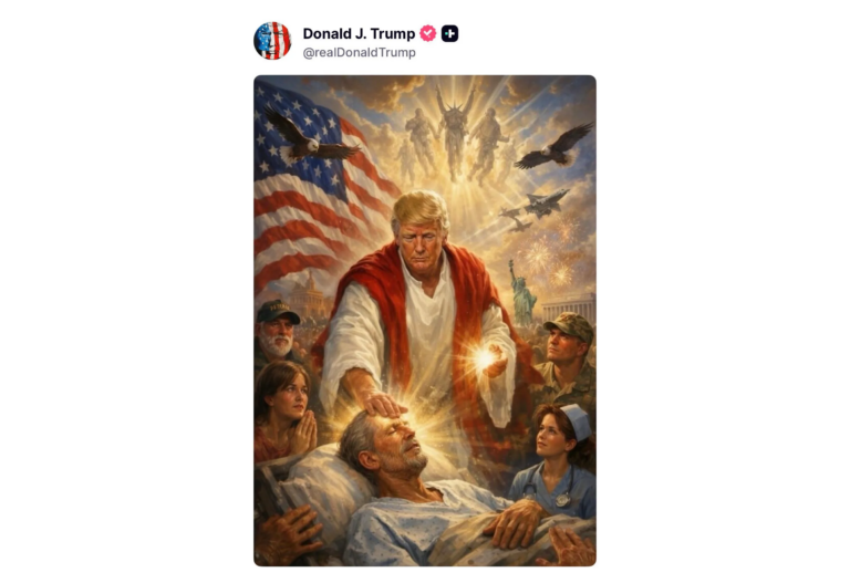 Donald Trump – jak lekarz czy jak bóstwo?