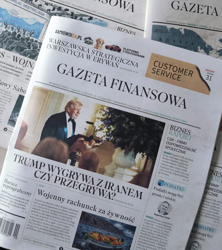 Najnowsze wydanie “Gazety Finansowej” już w sprzedaży!